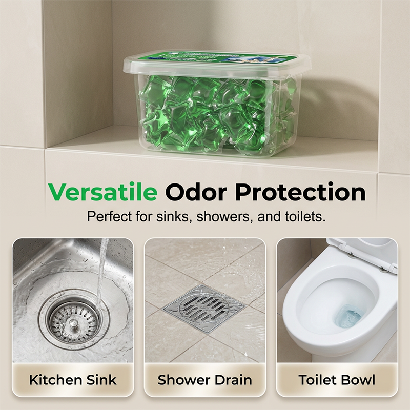 Drain Deodorizer Pods – 50 pcs