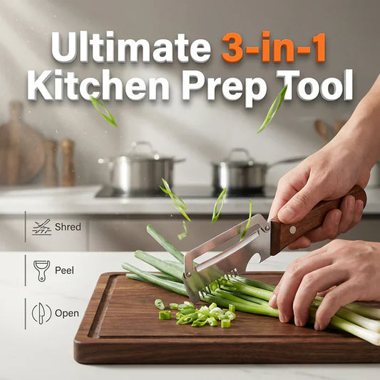 3-in-1 Onion Slicer and Peeler