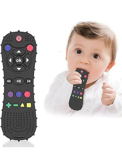 THE LITTLE LOOKERS Baby Silicone Remote Control Teether